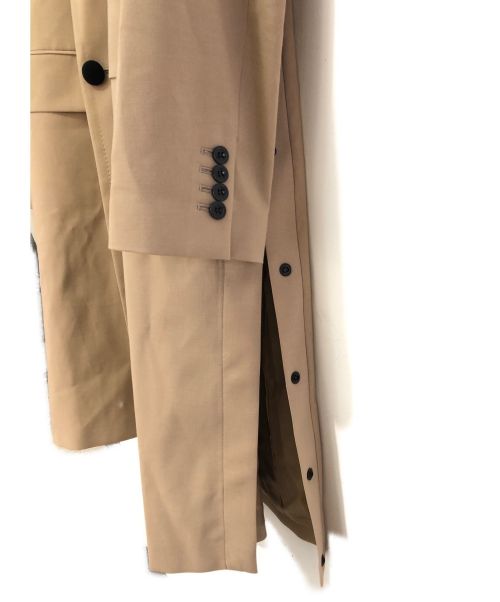 sacai（サカイ）sacai (サカイ) 20SS SUITING COAT ベージュ サイズ:2の古着・服飾アイテム