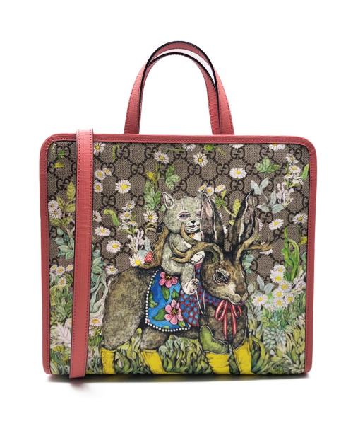 GUCCI（グッチ）GUCCI (グッチ) ×ヒグチユウコ 2WAYショルダーバッグ ベージュ サイズ:- 612992-204991の古着・服飾アイテム