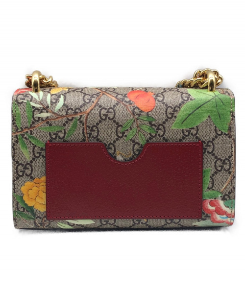 GUCCI（グッチ）GUCCI (グッチ) パドロックチェーンショルダーバッグ ベージュ サイズ:- 409487-562600の古着・服飾アイテム