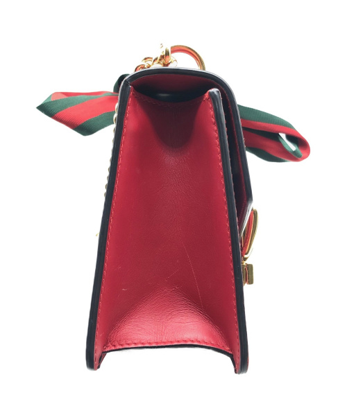 GUCCI（グッチ）GUCCI (グッチ) シルヴィ チェーンショルダーバッグ レッド サイズ:- 431666-493075の古着・服飾アイテム