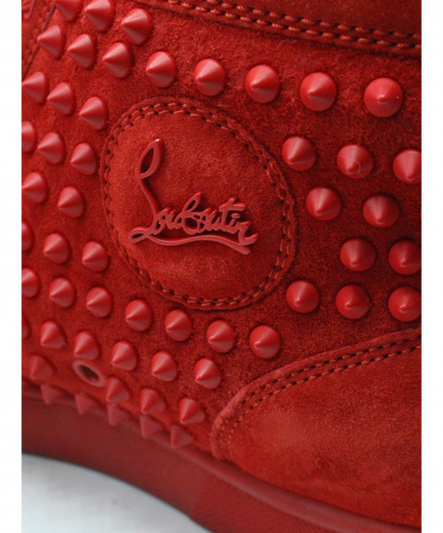 Christian Louboutin（クリスチャン・ルブタン）Christian Louboutin (クリスチャン・ルブタン) ルイスハイカットスニーカー レッド サイズ:44の古着・服飾アイテム