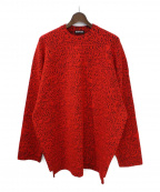 BALENCIAGAバレンシアガ）の古着「Slogan Print Sweater」｜レッド