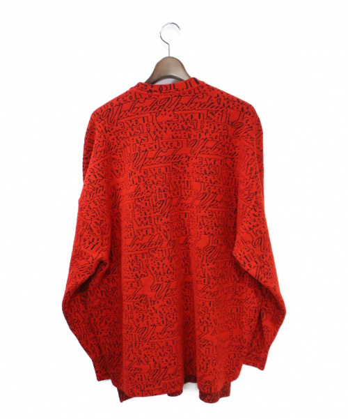 BALENCIAGA（バレンシアガ）BALENCIAGA (バレンシアガ) Slogan Print Sweater レッド サイズ:XSの古着・服飾アイテム