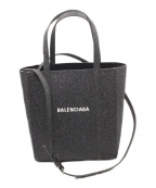 BALENCIAGAバレンシアガ）の古着「グリッター エブリデイトート」｜ブラック グレー系