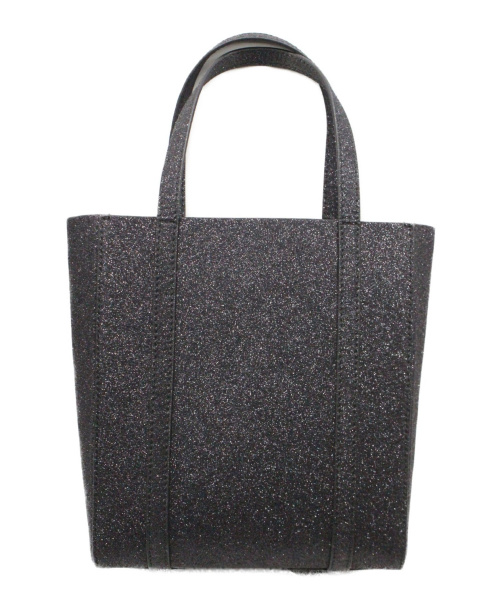 BALENCIAGA（バレンシアガ）BALENCIAGA (バレンシアガ) グリッター エブリデイトート ブラック グレー系の古着・服飾アイテム
