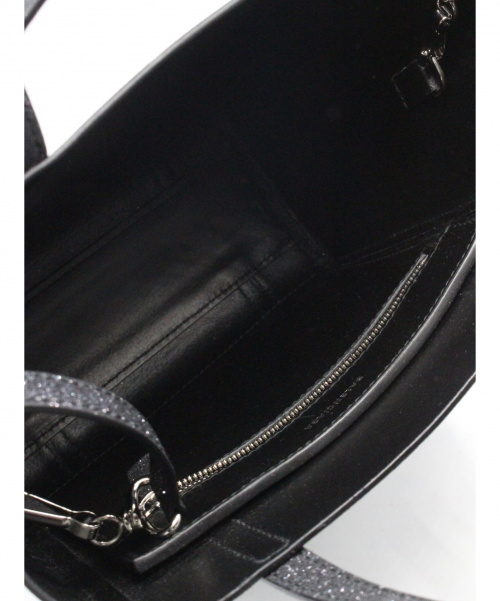 BALENCIAGA（バレンシアガ）BALENCIAGA (バレンシアガ) グリッター エブリデイトート ブラック グレー系の古着・服飾アイテム