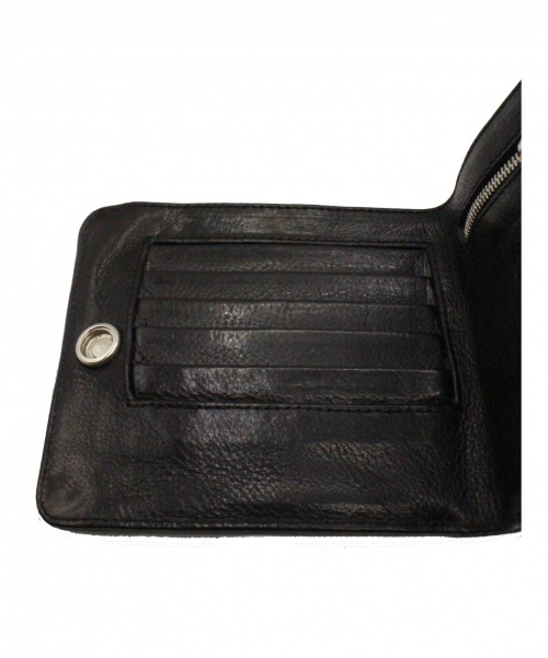 CHROME HEARTS（クロムハーツ）CHROME HEARTS (クロムハーツ) 1スナップウォレット ブラック サイズ:-の古着・服飾アイテム