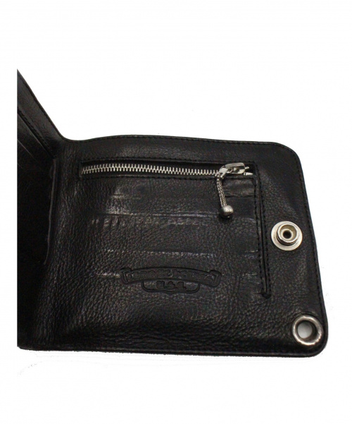 CHROME HEARTS（クロムハーツ）CHROME HEARTS (クロムハーツ) 1スナップウォレット ブラック サイズ:-の古着・服飾アイテム