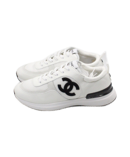 CHANEL（シャネル）CHANEL (シャネル) 21SS SPORT-FLYER in Ivory ホワイト サイズ:41の古着・服飾アイテム