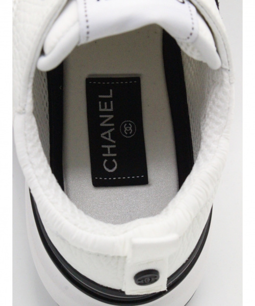 CHANEL（シャネル）CHANEL (シャネル) 21SS SPORT-FLYER in Ivory ホワイト サイズ:41の古着・服飾アイテム