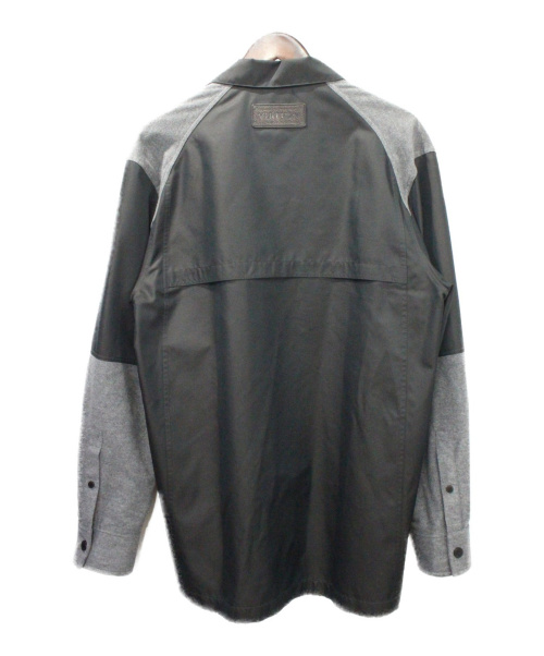 LOUIS VUITTON（ルイ ヴィトン）LOUIS VUITTON (ルイ ヴィトン) 19AW 切替シャツ ブラック サイズ:Ｍの古着・服飾アイテム