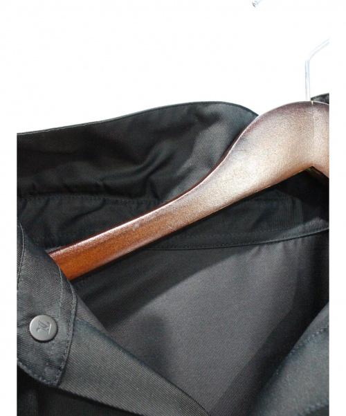 LOUIS VUITTON（ルイ ヴィトン）LOUIS VUITTON (ルイ ヴィトン) 19AW 切替シャツ ブラック サイズ:Ｍの古着・服飾アイテム