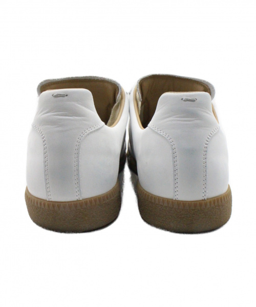 Maison Margiela（メゾンマルジェラ）Maison Margiela (メゾンマルジェラ) 21SS ペイントジャーマントレーナー ホワイト サイズ:42の古着・服飾アイテム