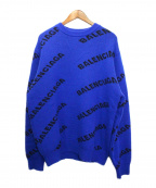 BALENCIAGAバレンシアガ）の古着「ニット」｜ブルー