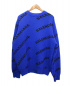 BALENCIAGA（バレンシアガ）の古着「ニット」｜ブルー