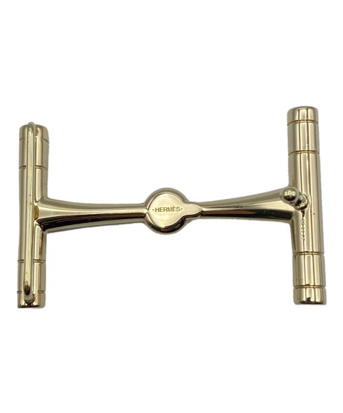 HERMES（エルメス）HERMES (エルメス) H Hippique belt buckle ゴールドの古着・服飾アイテム