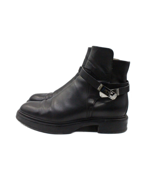HERMES（エルメス）HERMES (エルメス) ヴェオ ジョッパーブーツ ブラック サイズ:41 1/2の古着・服飾アイテム
