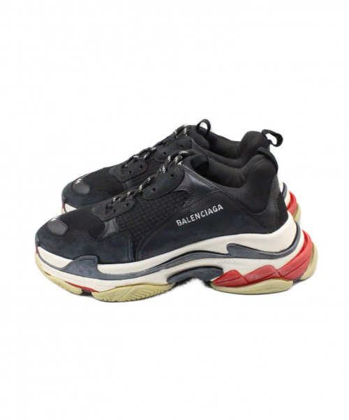 BALENCIAGA（バレンシアガ）BALENCIAGA (バレンシアガ) TRIPLE S  ブラック サイズ:44の古着・服飾アイテム