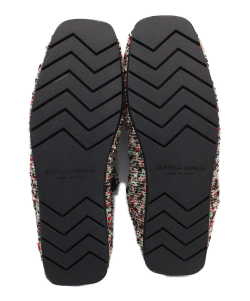 BOTTEGA VENETA（ボッテガベネタ）BOTTEGA VENETA (ボッテガベネタ) プランクローファー ホワイト×ブラック サイズ:26cmの古着・服飾アイテム