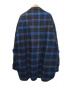 BALENCIAGA (バレンシアガ) 20AWオーバーサイズチェックシャツ ネイビー サイズ:1：44800円