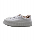 JIL SANDER (ジルサンダー) プラットフォームスニーカー ホワイト サイズ:39：39800円