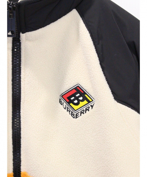 BURBERRY（バーバリー）BURBERRY (バーバリー) Ecclesford Track Jacket オレンジ×ベージュ サイズ:Ｍの古着・服飾アイテム