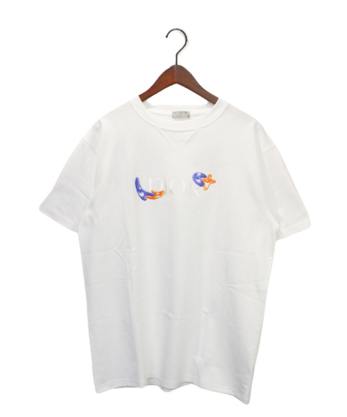 Dior（ディオール）Dior (ディオール) DIOR AND KENNY SCHARFオーバーサイズ ホワイト サイズ:M 未使用品の古着・服飾アイテム