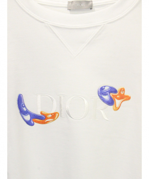 Dior（ディオール）Dior (ディオール) DIOR AND KENNY SCHARFオーバーサイズ ホワイト サイズ:M 未使用品の古着・服飾アイテム