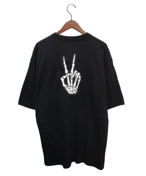 BALENCIAGA（バレンシアガ）BALENCIAGA (バレンシアガ) DRIP PEACE LARGE FIT Tシャツ ブラック サイズ:Ｍの古着・服飾アイテム