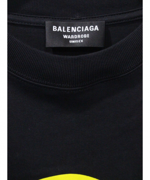 BALENCIAGA（バレンシアガ）BALENCIAGA (バレンシアガ) DRIP PEACE LARGE FIT Tシャツ ブラック サイズ:Ｍの古着・服飾アイテム
