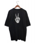 BALENCIAGA (バレンシアガ) DRIP PEACE LARGE FIT Tシャツ ブラック サイズ:Ｍ：44800円