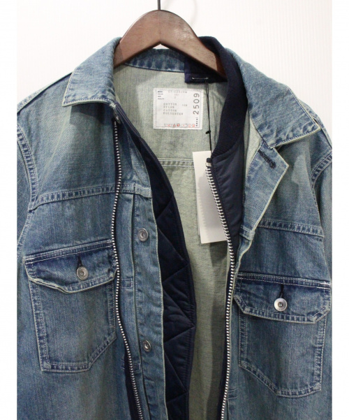 sacai（サカイ）sacai (サカイ) Denim Blouson インディゴ サイズ:2 未使用品の古着・服飾アイテム