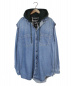 BALENCIAGA（バレンシアガ）の古着「19SS Twin set Shirt With Hood」｜インディゴ