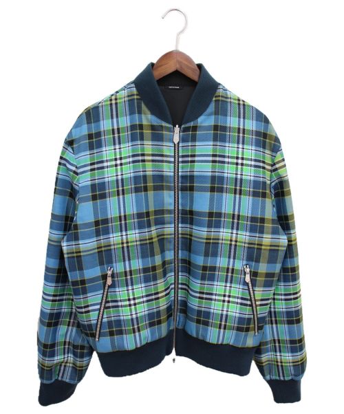 HERMES（エルメス）HERMES (エルメス) 21AW リバーシブルジャケット ブルー×ブラック サイズ:50の古着・服飾アイテム