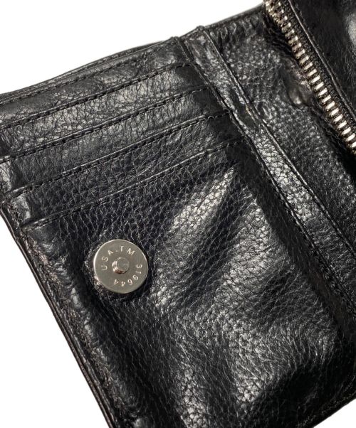 CHROME HEARTS（クロムハーツ）CHROME HEARTS (クロムハーツ) JOEY WALLET ブラックの古着・服飾アイテム