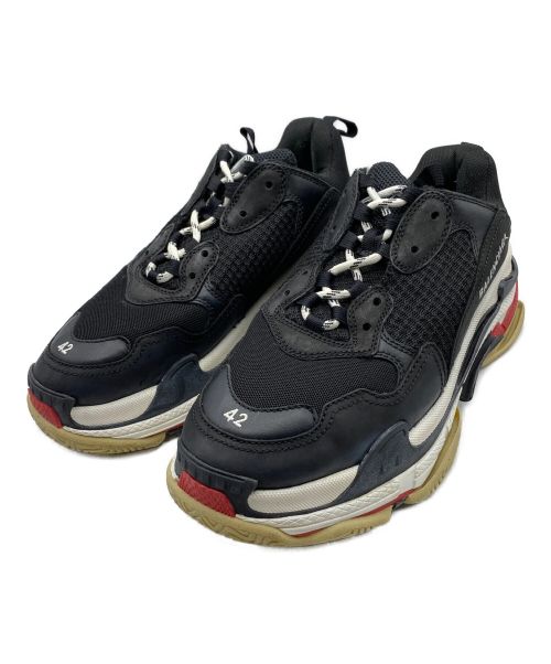 BALENCIAGA（バレンシアガ）BALENCIAGA (バレンシアガ) TRIPLE S Trainers ブラック サイズ:42の古着・服飾アイテム
