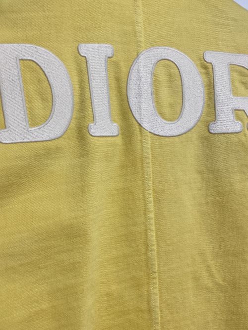 Dior（ディオール）Dior (ディオール) overshirt with ‘DIOR 1947’ embroidery イエロー サイズ:48の古着・服飾アイテム