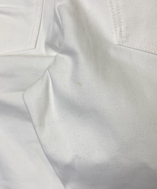 Dior（ディオール）DIOR×sacai (ディオール×サカイ)  Slim Fit Jeans (New Regular) Cotton Denim  ホワイト サイズ:SIZE 33の古着・服飾アイテム