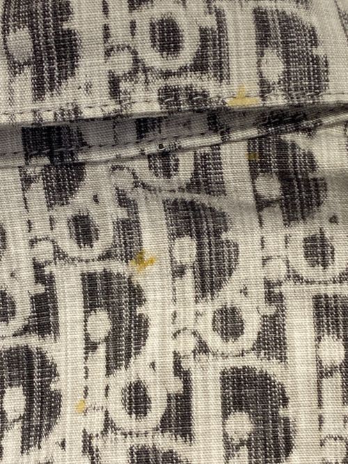 Dior（ディオール）Dior (ディオール) オブリーク総柄シャツ グレー サイズ:40の古着・服飾アイテム