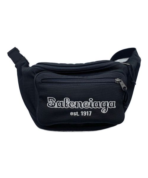 BALENCIAGA（バレンシアガ）BALENCIAGA (バレンシアガ) EST.1917 EXPLORER BELTPACK ブラック サイズ:-の古着・服飾アイテム