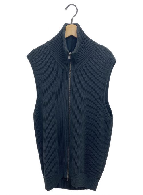 Maison Margiela（メゾンマルジェラ）Maison Margiela (メゾンマルジェラ) ドライバーズニットベスト ブラック サイズ:Lの古着・服飾アイテム