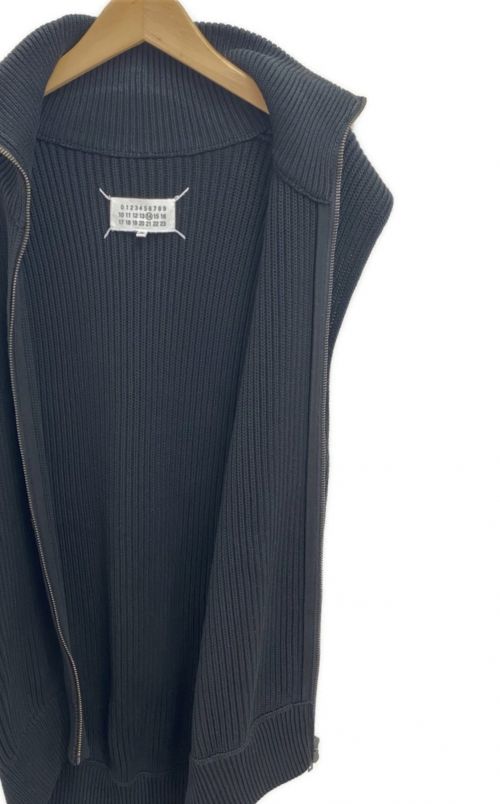 Maison Margiela（メゾンマルジェラ）Maison Margiela (メゾンマルジェラ) ドライバーズニットベスト ブラック サイズ:Lの古着・服飾アイテム