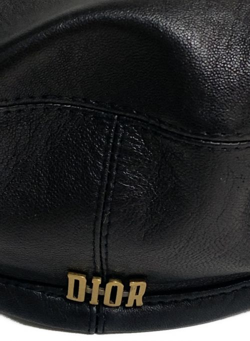 Christian Dior（クリスチャン ディオール）Christian Dior (クリスチャン ディオール) ベレー帽 ブラック サイズ:57の古着・服飾アイテム