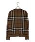 BURBERRY (バーバリー) ウールチェックニット ブラウン サイズ:S：42800円