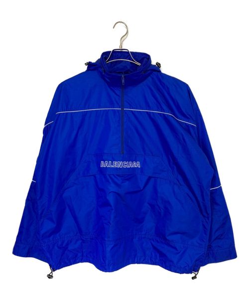 BALENCIAGA（バレンシアガ）BALENCIAGA (バレンシアガ) Nylon Parka Windbreaker ブルー サイズ:46の古着・服飾アイテム