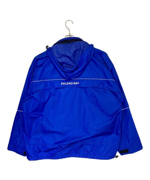 BALENCIAGA（バレンシアガ）BALENCIAGA (バレンシアガ) Nylon Parka Windbreaker ブルー サイズ:46の古着・服飾アイテム