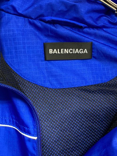 BALENCIAGA（バレンシアガ）BALENCIAGA (バレンシアガ) Nylon Parka Windbreaker ブルー サイズ:46の古着・服飾アイテム