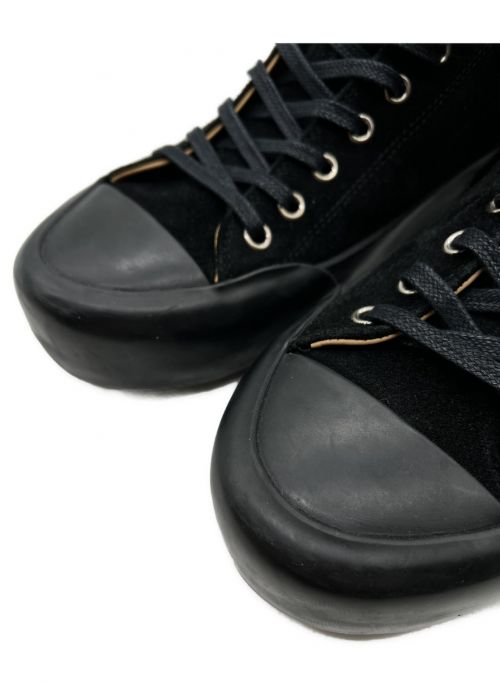 JIL SANDER（ジルサンダー）JIL SANDER (ジルサンダー) ハイトップスニーカー ブラック サイズ:41の古着・服飾アイテム