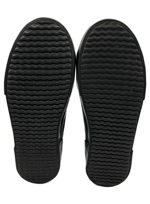 JIL SANDER（ジルサンダー）JIL SANDER (ジルサンダー) ハイトップスニーカー ブラック サイズ:41の古着・服飾アイテム