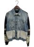 Maison Margiela（メゾンマルジェラ）の古着「コントラストスリーブデニムジャケット」｜インディゴ